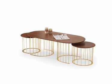  Hermes Orta Sehpa Set Ceviz