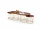  Hermes Orta Sehpa Set Ceviz