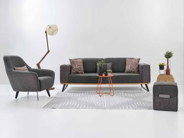  New Loft Koltuk Takımı 3+1 Antrasit