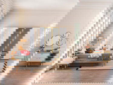  Linda Bazalı Yatak Odası Takım Latte 5 Kapaklı