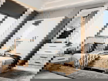  Zita 90x190 Karyola ve Başlık Atlantik Çam