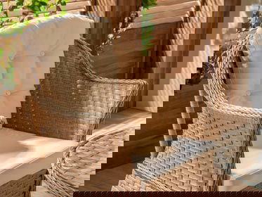  Mihenk 3'Lü Rattan Bahçe Takımı Cappuccino